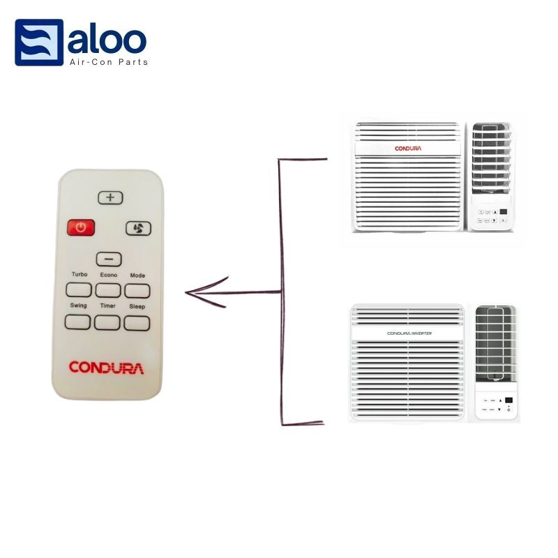 Remote Control - Card type for Condura Window Air-Condition Unit, 6X Plus Models