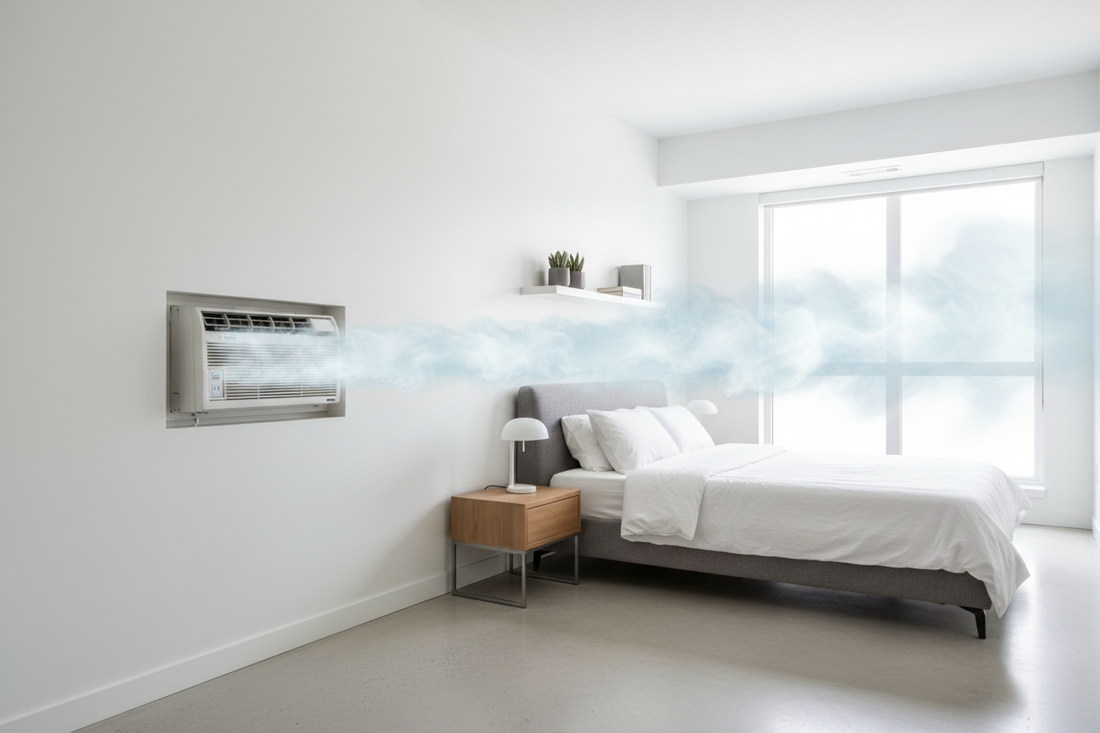 Window Aircon blowing cold air