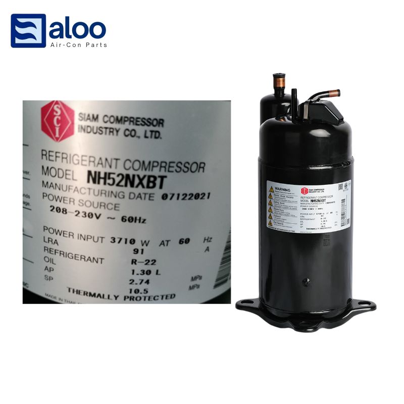Compressor - NH52NXBT for Carrier 3TR R22 System Airconditioning Unit