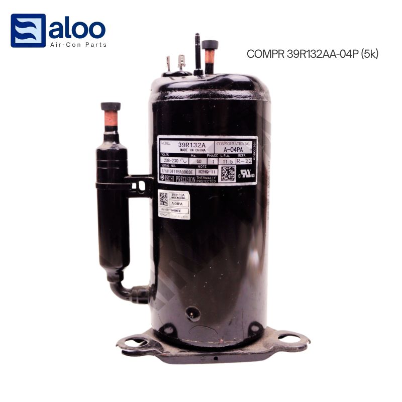 Compressor - 39R132AA-04P(5k) for 1/2HP Carrier & Condura R22 System Window Airconditioning Unit