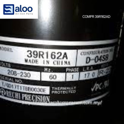 Compressor - 39R162AD for Condura & Kelvinator R22 System 3/4HP Window Airconditioning Unit