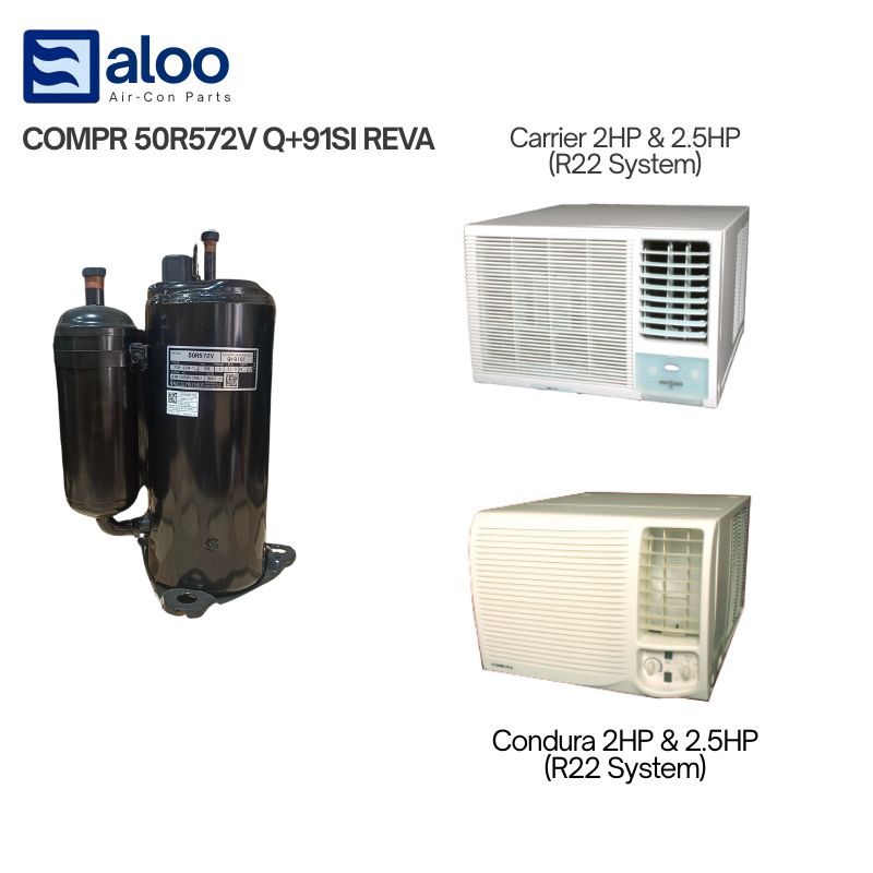 Compressor - 50R572V for Carrier & Condura R22 System Window Airconditioning Unit
