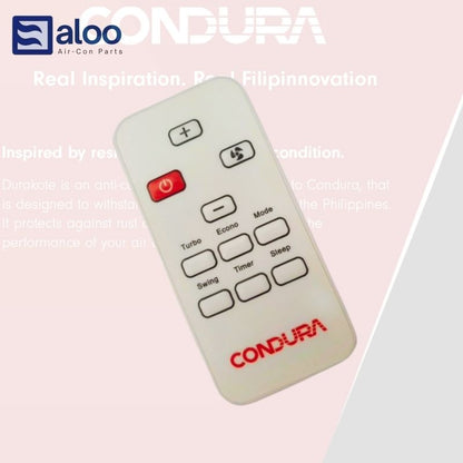 Remote Control - Card type for Condura Window Air-Condition Unit, 6X Plus Models