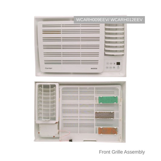 Front Grille Assy for Carrier Inverter Window Air Conditioner WCARH008EEVC2, WCARH009EEVC2, WCARH009EEV, WCARH012EEV & WCARH019EEV